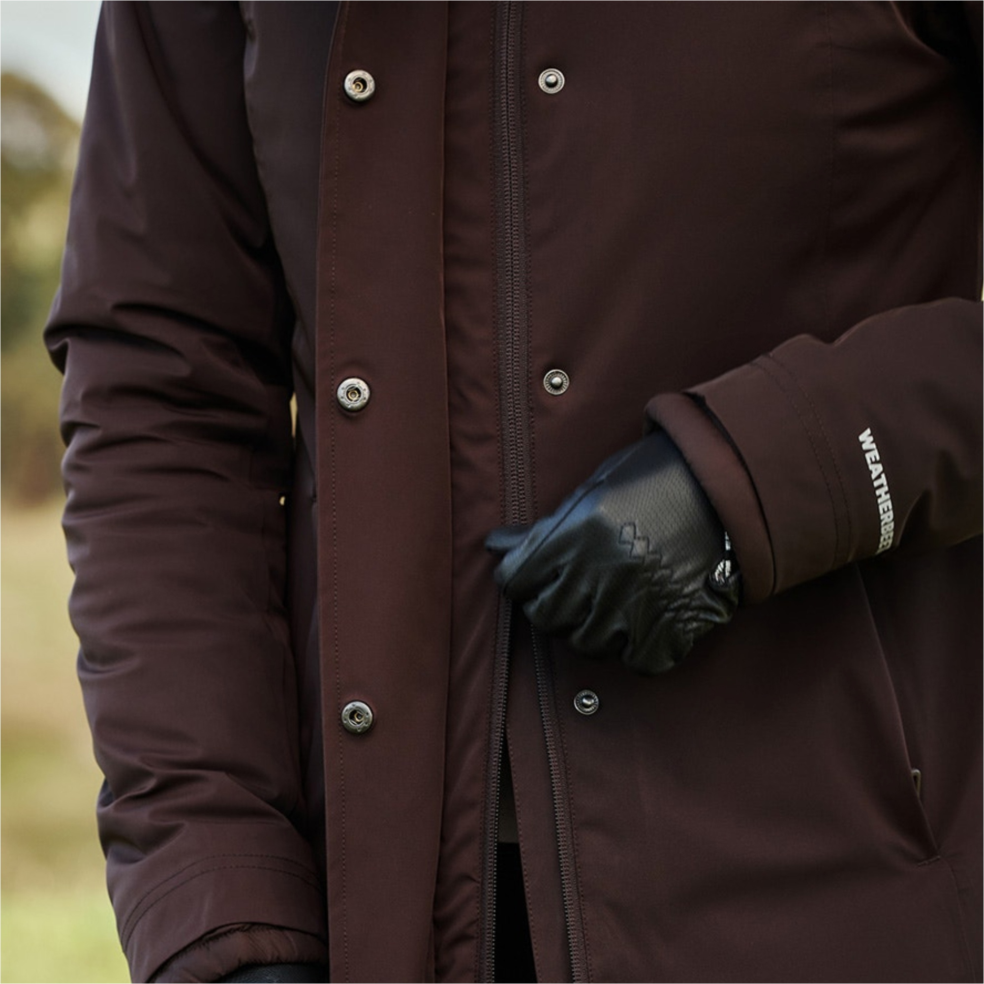 2026 WeatherBeeta Femmes Protect Étanche Isolé Veste De Conduite Longue 1031368 - Espresso